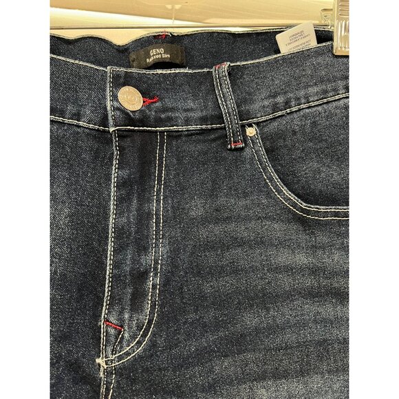 True Religion Geno Big T Flap‎ Relaxed Slim Jeans NWT -  MSRP $159 Size 40x32 - Picture 6 of 10